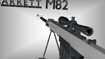 Barrett M82 3D