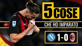 I LIMITI offensivi e i MAGHEGGI di Allegri | Le 5 cosa da Napoli-Milan 1-0