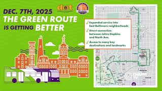 Charm City Circulator Green Route Expansion Announced by Mayor Brandon M Scott