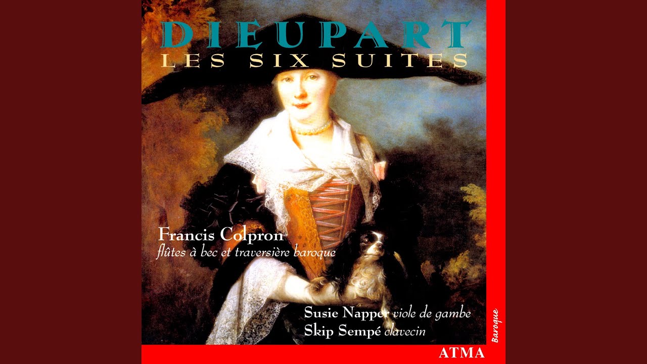 Ver Dieupart: Suite No. 2 en ré majeur, pour flûte de voix et basse continue: VI. Passepied en YouTube