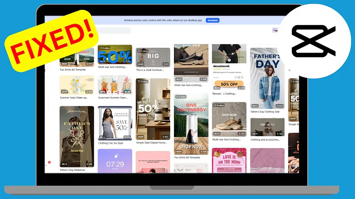 How to Fix CapCut Templates Not Showing on PC/Laptop