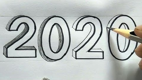HOW TO WRITE 2020 IN STYLE | 2020 🔥 Happy new year 2020 | RUA sign writing