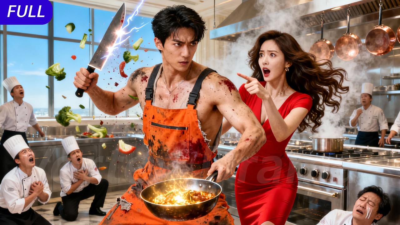Beautiful CEO's company on bankruptcy,unware a man’s noodles saves $1B. His true identity is.#drama