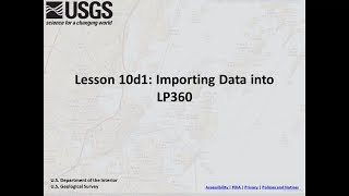 Lesson 10d1 - Importing Data into LP360 Details