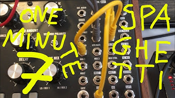 One minute spaghetti 7 -  self generative eurorack modular synthesizer patch