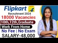 Flipkart recruitment 2024  flipkart from home jobs 12th pass jobsonline work from home job april