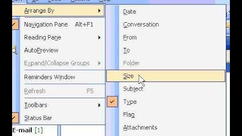 Microsoft Office Outlook 2003 Hide the message flag column