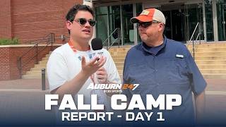 Auburn fall camp report, Day 1