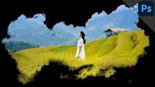 Photo Inside Cloud Shape in Photoshop | Create & Use a Cloud Brush (Step-by-Step Tutorial) screenshot 2