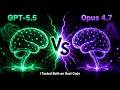 GPT-5.5 vs Claude Opus 4.7. I Tested Both on Real Code - Best AI for coding #GPT #ClaudeOpus #OpenAI