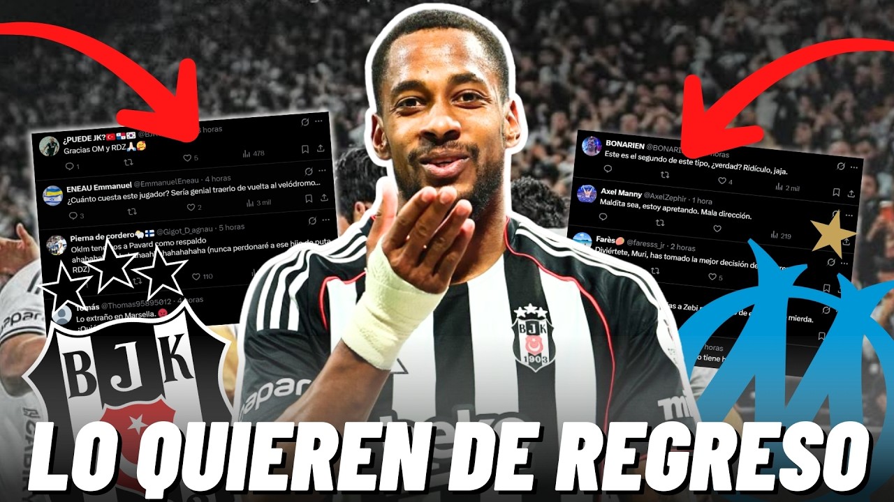 🚨LO EXTRAÑAN: AFICIÓN DEL MARSELLA QUIERE DE REGRESO A AMIR MURILLO TRAS NUEVO GOLAZO EN TURQUÍA😱