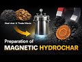 Low-Cost Magnetic Hydrochar Synthesis via Hydrothermal Reactor