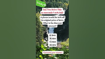 Can you Solve this riddle! Only geniuses get this right! #shorts #math #riddlemathworld