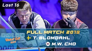 Last 16 - Torbjorn BLOMDAHL vs Myung Woo CHO (Sharm El Sheike World Cup 3-Cushion 2019)