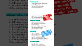 Real Time Selenium+Playwright+RestAssured+AI+ScenarioBased Interview Ques from Capgemini & Cognizant