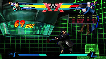 UMvC3 - Morrigan / Frank West Level 4 Combo (No Assists, 2 Meters) - 708300 Damage