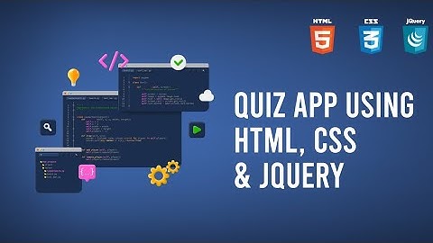 jQuery Quiz App Project || jQuery, HTML & CSS Project for Beginners