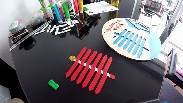 Guide to painting Mdf Christmas plaques