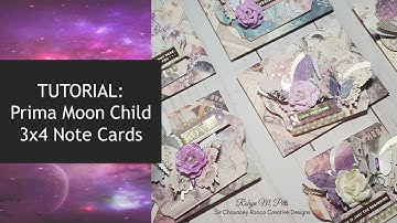 Prima Moon Child | Note Cards Tutorial | Part 1