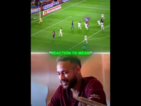 Neymar Reacts to GOAT Skills 🐐🔥