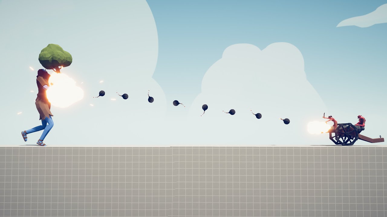 RAPID FIRE BOMB CANNON vs EVERY UNIT - Totally Accurate Battle Simulator TABS