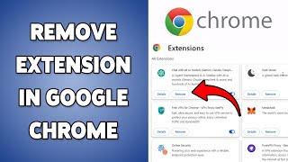 How To Remove Extension In Google Chrome | Disable Chrome Add-ons 2025