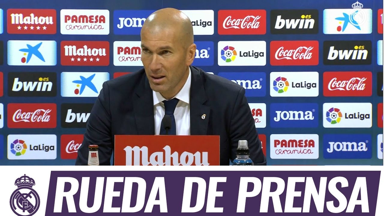 Zidane en rueda de prensa tras la remontada del domingo ante el Villarreal games people play