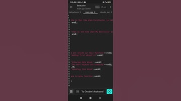 Destructor || #C++ language