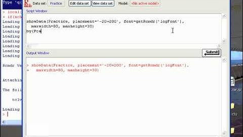 R Commander - Normality Test