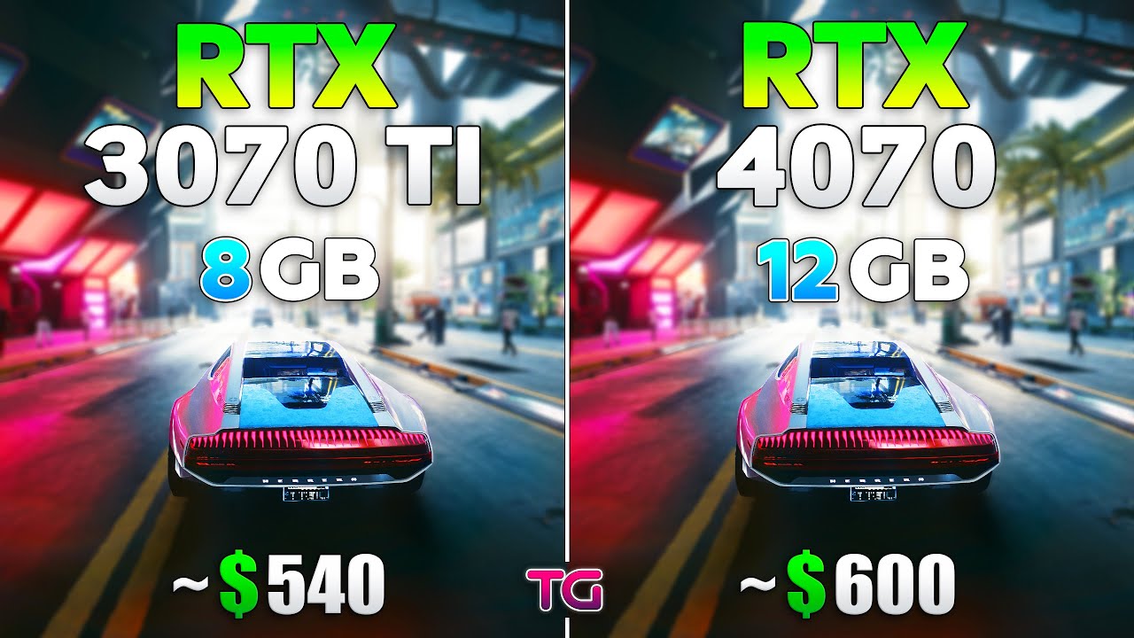 RTX 3070 Ti vs RTX 4070 - Test in 10 Games - YouTube