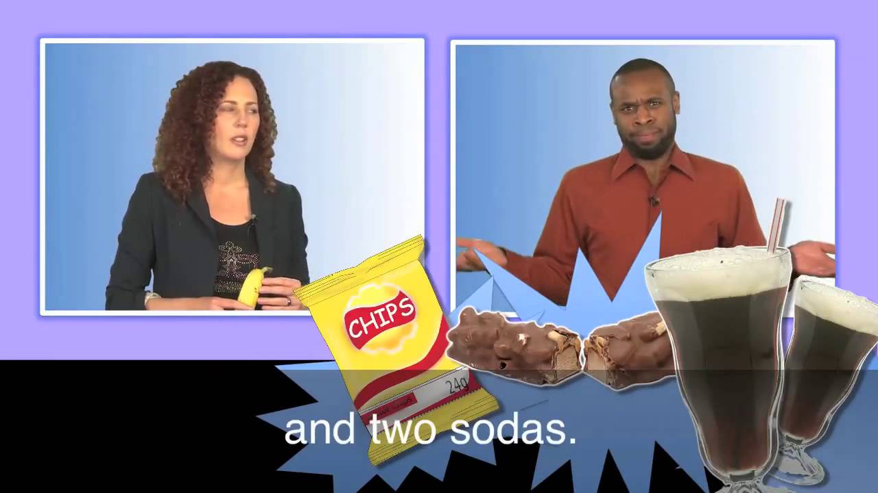 English in a Minute: Junk Food learning english for beginners