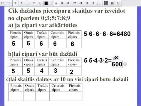 11 klase Kombinatorikas pamatlikumi  Saskaitīšanas un reizināšanas likumi