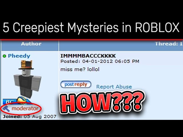 The ROBLOX Hacker, Roblox Creepypasta Wiki