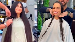 Stunning Long to Short Hair Cut Off | Extreme Hair Makeover Before and After