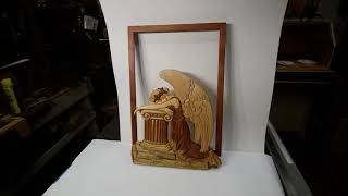 wood intarsia, Angel in mourning by Kenneth Paul Woodworking 257 views 3 years ago 1 minute, 52 seconds