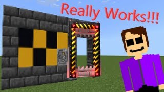 How to Build a Working Five Nights at Freddy's Door in Minecraft