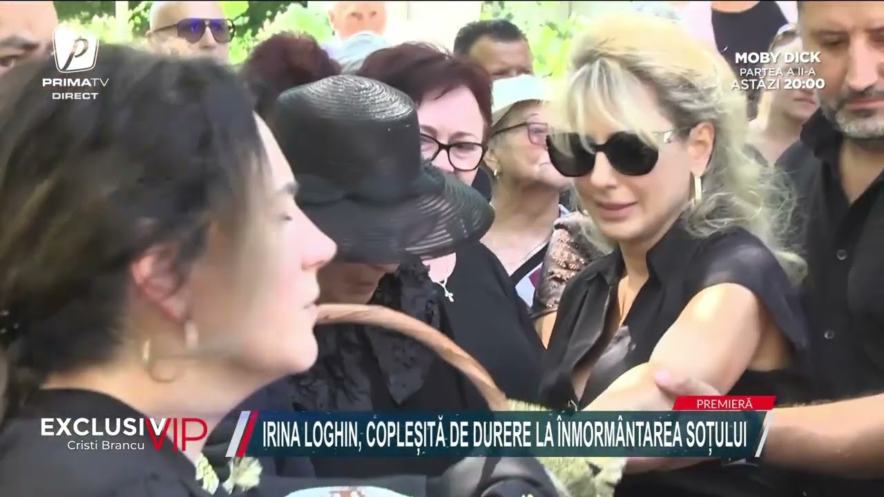 Lacrimi și durere la înmormântarea soțului Irinei Loghin! Artista este devastată