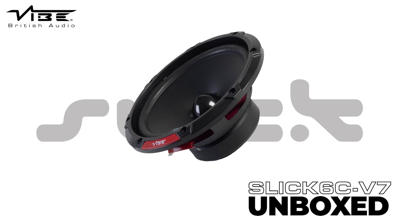 SLICK6C-V7 Slick 6.5 Inch 270 Watts 2 Way Component Speaker - Vibe
