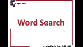 BDC Worksheet Instructions - Wordsearch