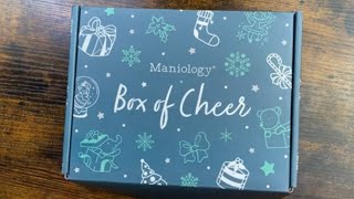 UNBOXING | Maniology BOX OF CHEER Christmas countdown calendar | 🚨 HUGE SPOILER ALERT 🚨