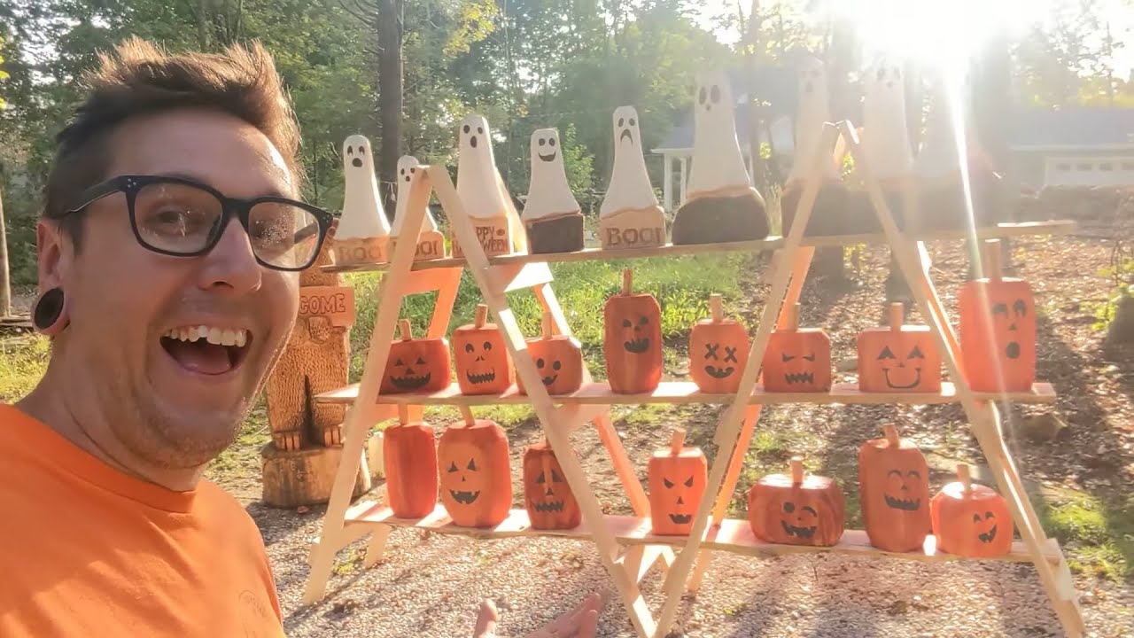 Carving Pumpkins and Building Ladders! WHAT A DAY YouTube