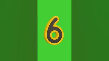 Nine to Zero Countdown Numbers with Voice Over