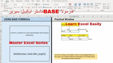 Master Excel Series Base Formula - Become Excel Expert - TheQLGConsultants