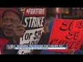 Las Vegas workers fight for a $15 minimum wage