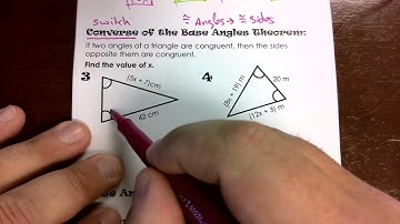 4.4 Converse of Base Angles Theorem