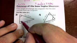 4.4 Converse of Base Angles Theorem