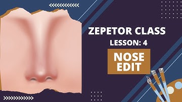 [ZEPETOR CLASS] Lesson 4: Nose Edit | IbisPaintX Tutorial | #zepeto #zepetorclass