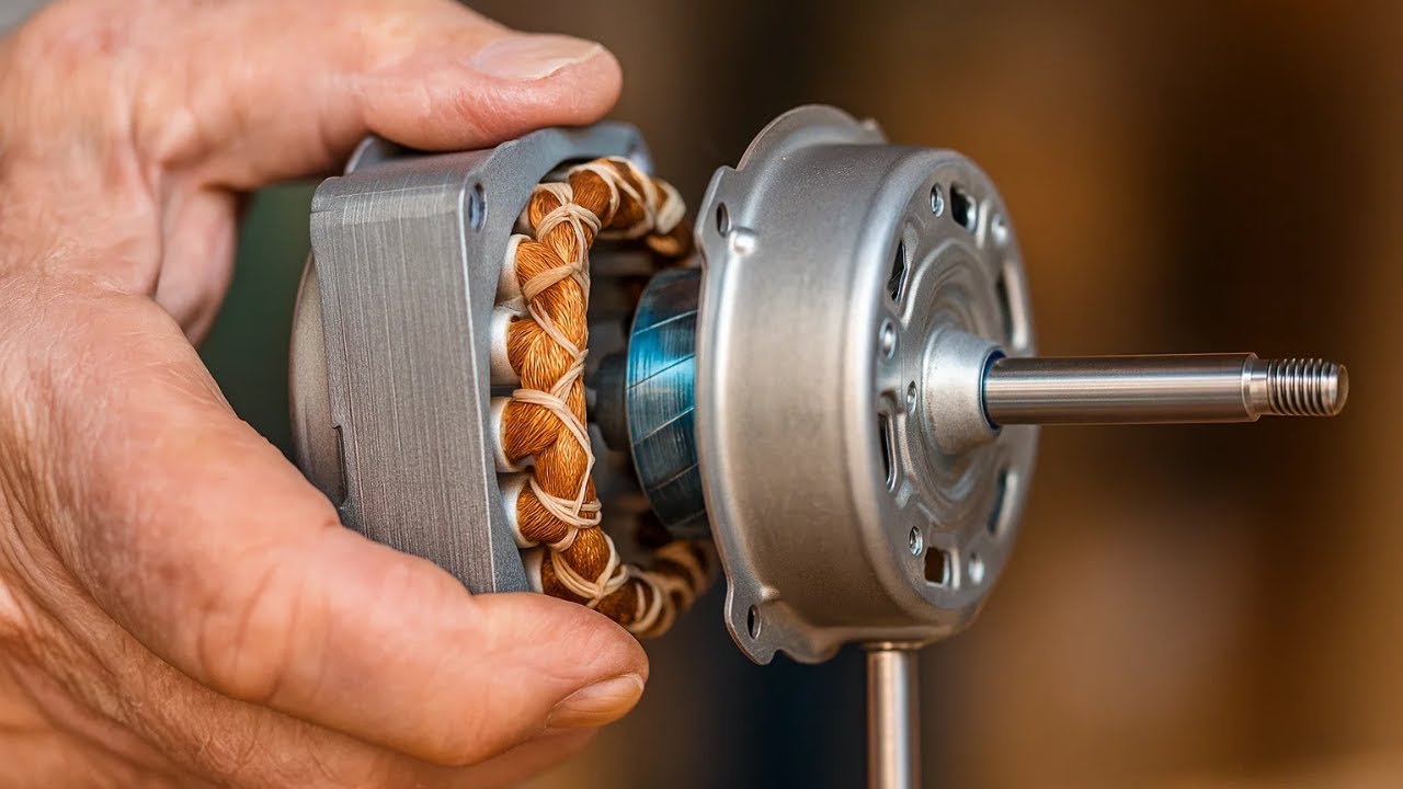 Don’t Throw Away That Old Fan! AMAZING Project with Its Motor - YouTube