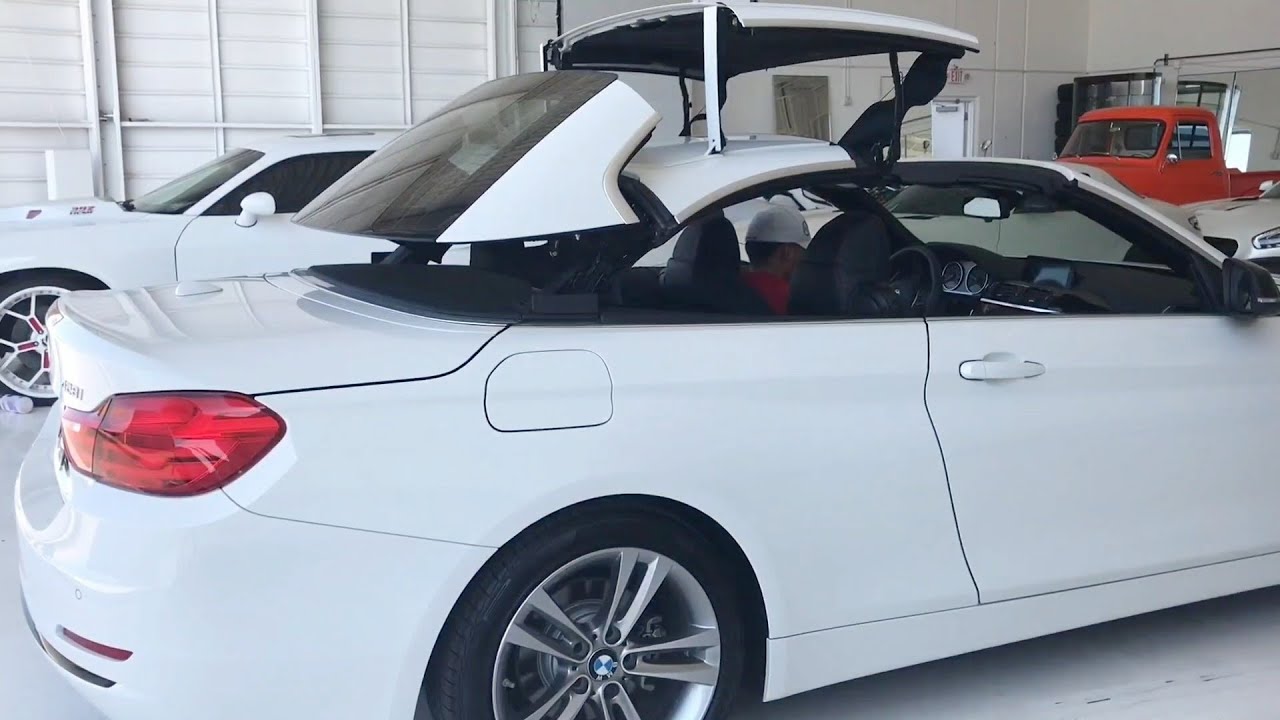 BMW 428i Convertible Opening/ Closing - YouTube