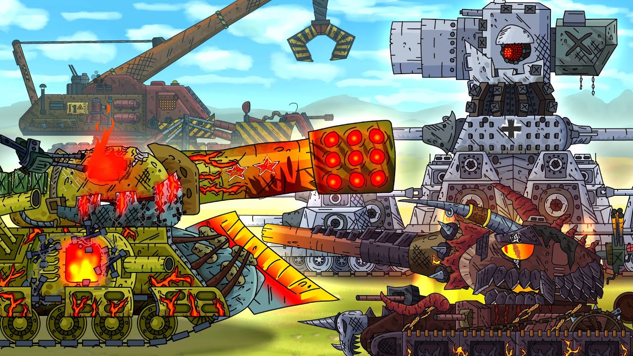 WE DON'T HAVE A CHANCE! Repair and rebirth of KV-6 - Cartoons about tanks